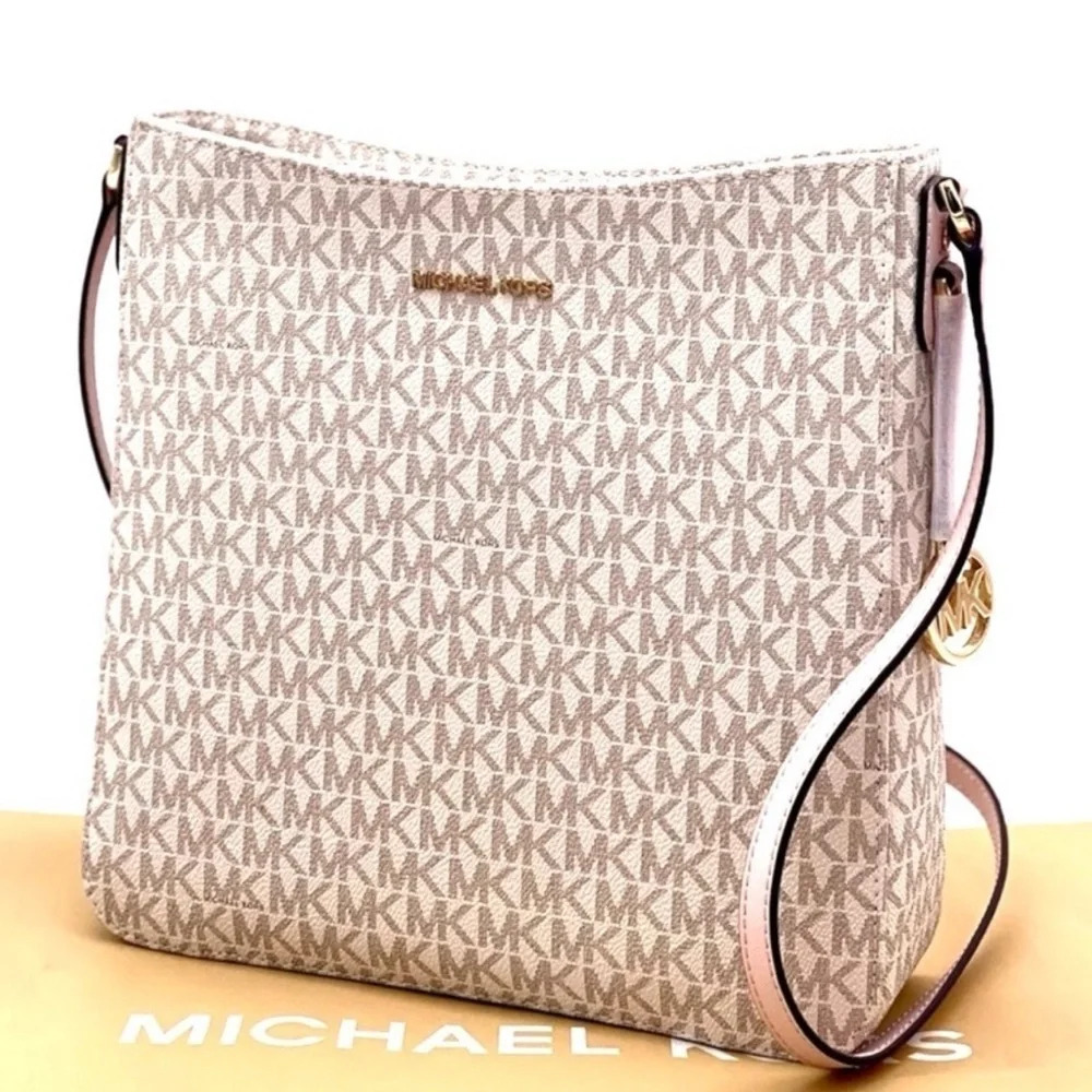 Michael Kors Large Messenger Crossbody Bag Powder Blush Multi